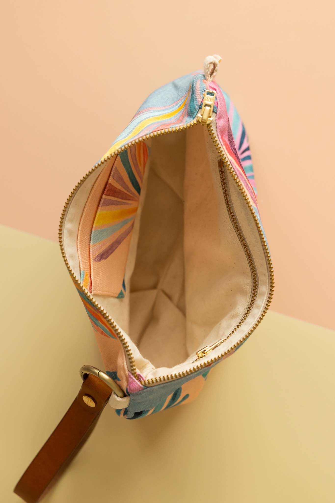 Gelato shell - Linen crossbody bag