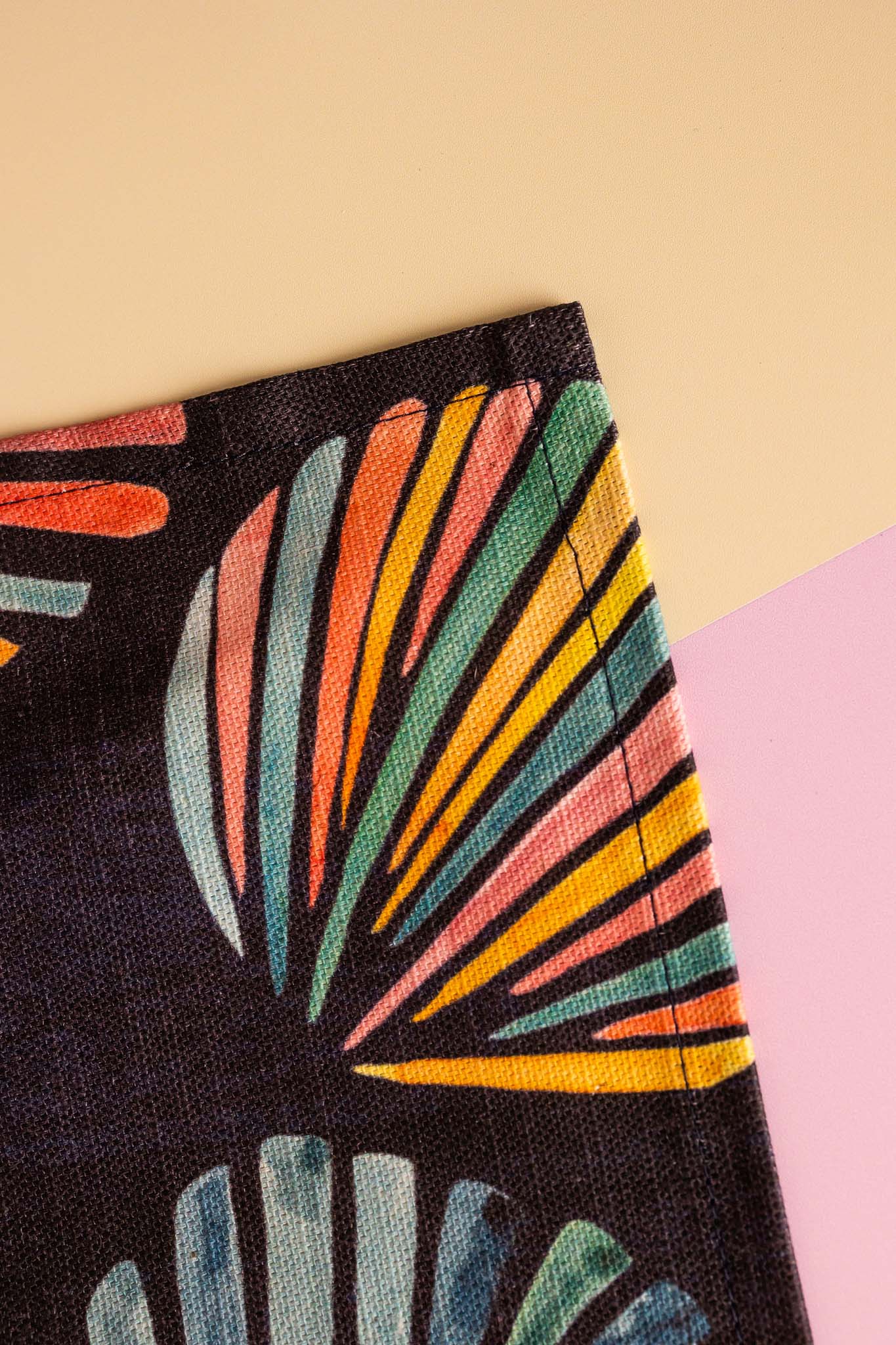 Indigo shell - Linen napkin/placemat set of 2