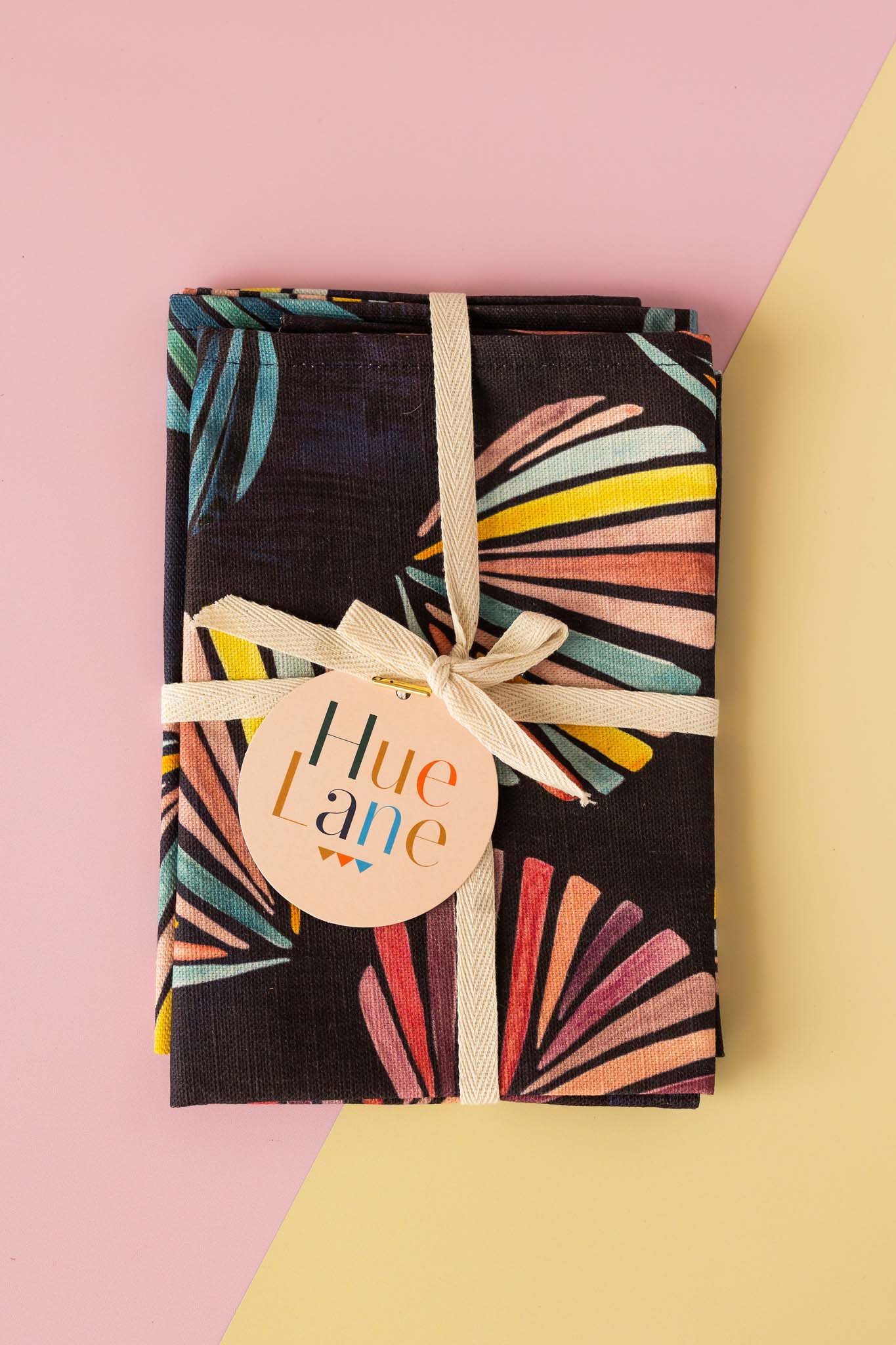 Indigo shell - Linen napkin/placemat set of 2