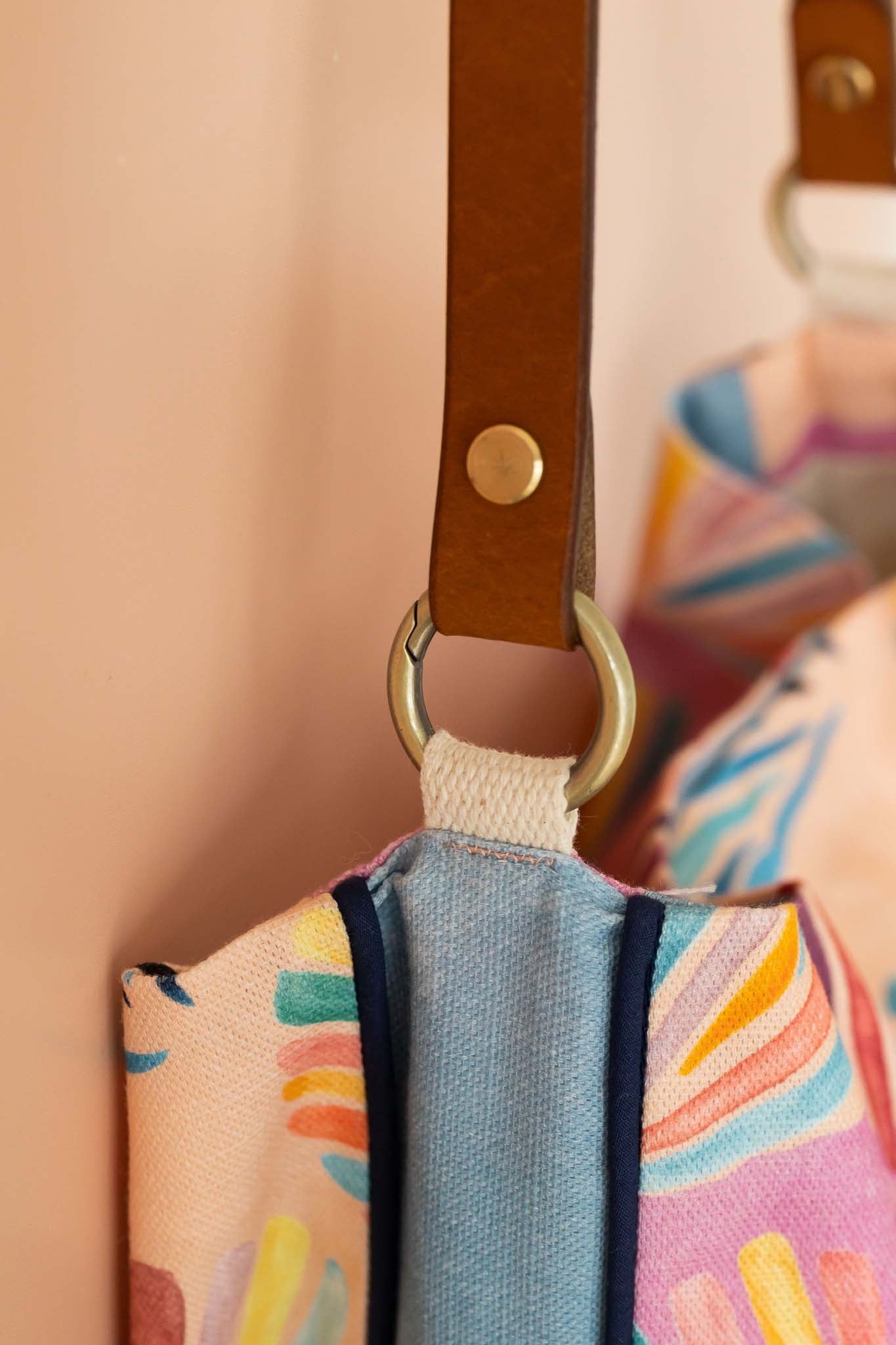 Gelato shell - Linen shoulder bag