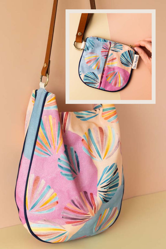 Shoulder bag & zip purse - Duo set - Gelato shell