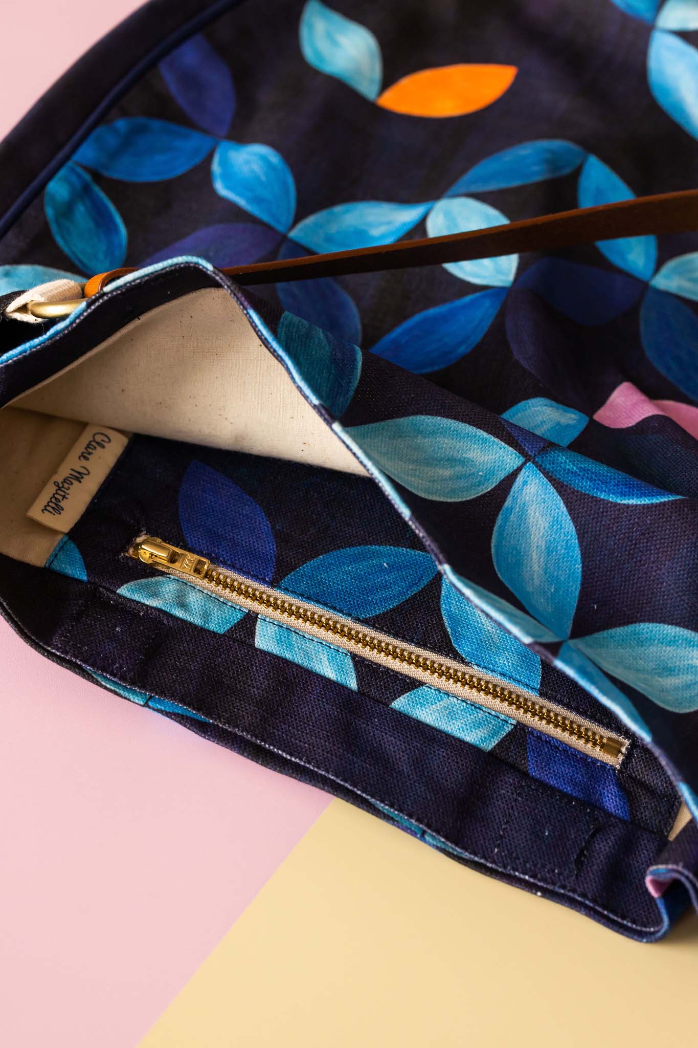Shoulder bag & zip purse - Duo set - Midnight petal